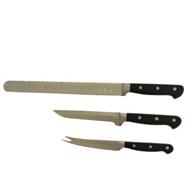 China Promotional Stocked Stainless Steel Forged Kitchen Knife Set On Sale for sale