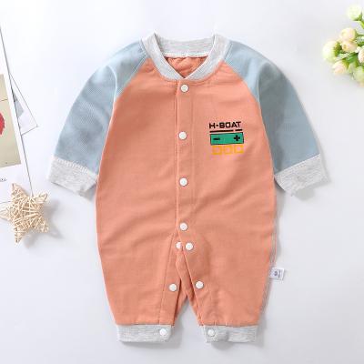 China Wholesale Anti-Shrink Newborn Baby Girls Cotton Long Sleeve Romper Overalls for sale