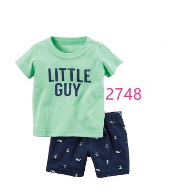 China 2021 New Style Summer Baby Boy Boutique High Quality Anti-Shrink Wholesale Clothing Sets for sale