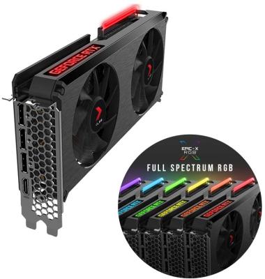 China PNY GeForce RTX 3060 12GB XLR8 Desktop Gaming Revel Dual RGB Fan Epic-X Graphics Card for sale