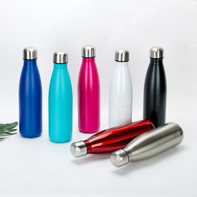 China Double Wall Stainless Steel Sports Water Bottle Sublimation Sport Cheap Viable Wholesale Water Bottle Insulated With Lid And Straw for sale