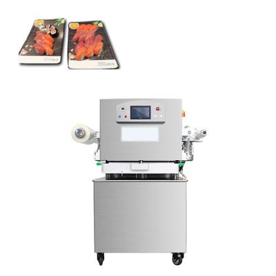 China Rotary Food Skin Vacuum Packing Machine Vacuum Skin Packaging Machine For Steak, Raw Meat And Seafood /Food for sale