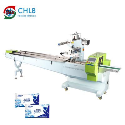 China Multifunctional Food Pillow Scrubber Soap Packing Machine Flow Slipper Toilet Paper Packing Machine for sale