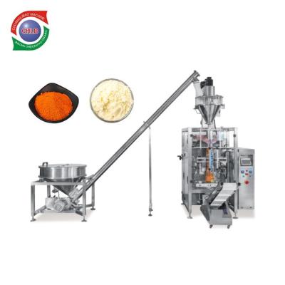 China Horizontal food powder packing machine selection powder packaging machine powder form fill sealing hc-130 1kg auger filling machine for sale