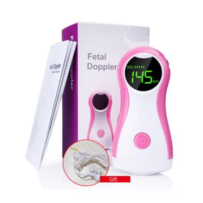 China China Supplier Factory Price Clinical and Home Used Digital Display Fetal Doppler Portatilt and Portable Fetal Heart Rate Doppler Fetal Monitor for sale