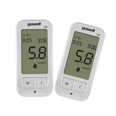 China Noninvasive yuwell 586 blood glucose meter portable blood glucose meter purchase measuring blood sugar for sale