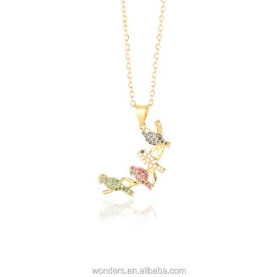 China Minimalist Crystal Birds On Branch Pendant Family Birthstone Necklace 2022 Fashion Stainless Steel FASHION Chain Necklace Gold Plated for sale