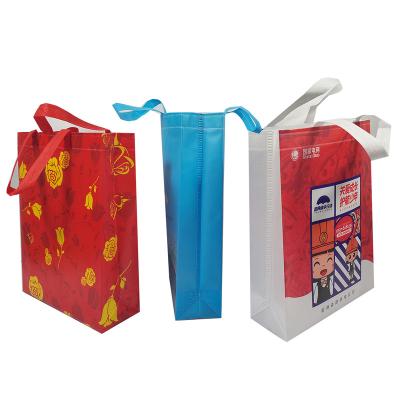 China Recycled Materials Customized Packaging Shopping Bag Recycled Non Woven Bag With Logo for sale