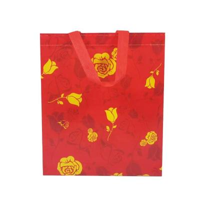 China Recycled Materials Recycled Non Woven Paper Shopping Bag Bags With Your Own Logo for sale