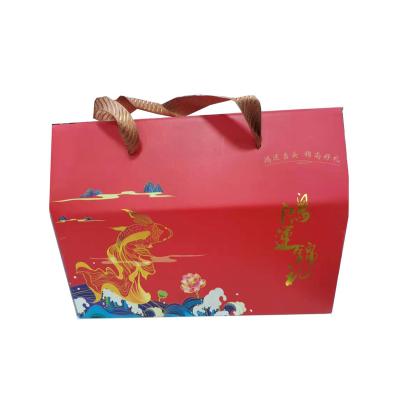 China Factory Price Chinese Style Low MOQ Recyclable Printing Customized Corrugated Gift Box for sale