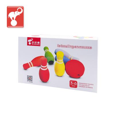 China NBR foam rubber soft&safe foam bowling ball sets toys for sale