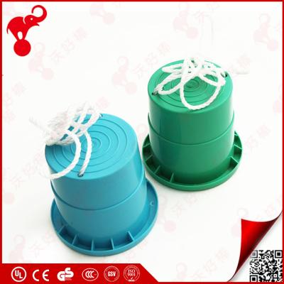 China Durable PP Material Kids Balance Toy Walk On Stilt Mini Buckets With Strings Stilt Buckets for sale