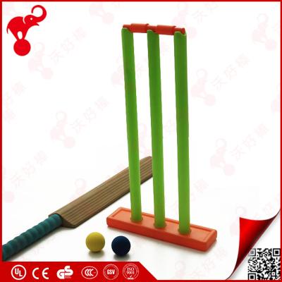 China Wal-Mart Audit Factory Eva Foam Plastic Cricket Ball And Bat Set Kids Cricket Bowling Cricket Bowling for sale