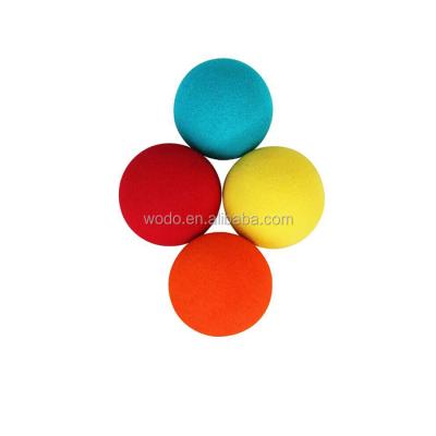 China Sports Play 6p Defensive Stance Kids Sports Cricket Baseball Golf Game Rubber Foam Solid Plastic Ball for sale