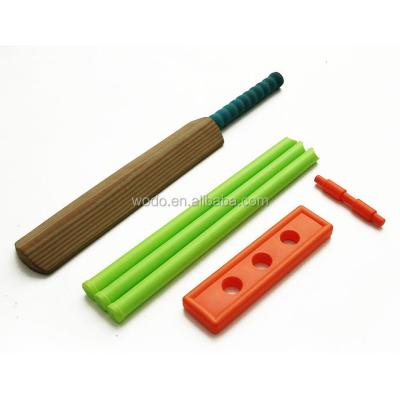 China CE, Rohs Certificated Kids Sports Play Eva Foam Wood Look Plastic Kids Cricket Bat Mini Cricket Bat Mini for sale