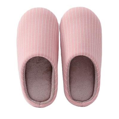 China Winter Soft Cotton Fashion Trend Suede Rubber Non-slip Indoor Washable Bedroom Slippers Women Men Wholesale Slippers for sale