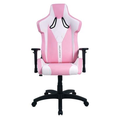 China Other Popular Bulgaria Good Price Gaming Chair Pink Computer Ergonomic Nylon Chair Casters Heavy Duty Low Supports Up To 150kg for sale