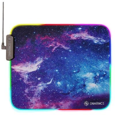 China LED Large RGB Marquee XL Gaming Mouse Pad With LED Lighting Desk Mat Mousepad With 7 Color Options 3 Control Smart Button Light Effects for sale