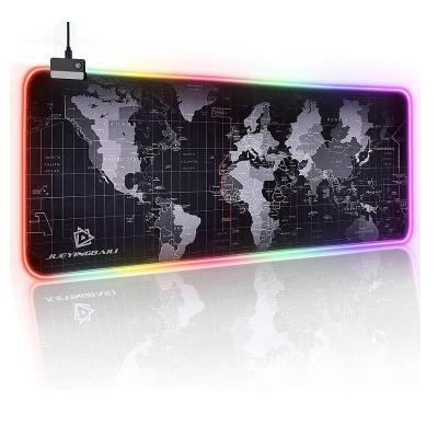 China LED Marquee Smoothly Waterproof Large Outdoor Led Base RGB Non-Slip Rubber Keyboard Pad Gaming Mouses Pad With HD Map Clear Prints for sale