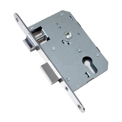 China Mordern Design Lock Body Galvanized Plate Security Safety Iron Door Lock Hardware Pickproof Mortise Door Lock Body Cylinder Shockproof for sale