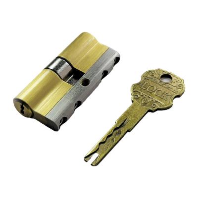 China Mordern Design Pickproof Lock Cylinder Brass Key Cylinder Iron Key Stainless Steel Brass Like Keys For Hotel Desk Lock Cylinder With Keys for sale