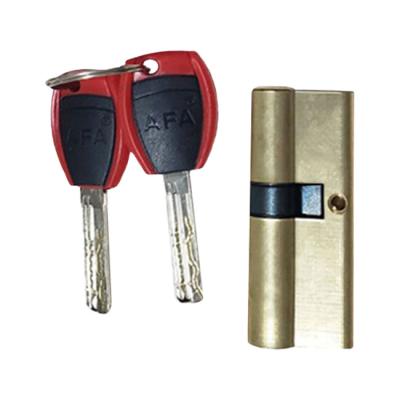 China Mordern design whole cylinder stainless iron painting brass plastic key handle key for hotel manshion desk lock cylinder with keys for sale