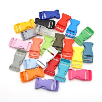 China POM Hot 20mm Environmental Protection Color Buckle Student Backpack Plastic Buckle for sale