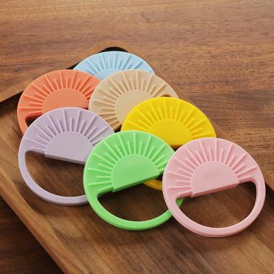 China Eco-Friendly Wholesale Food Grade Round Ring Fun Baby Teethers Newborn Silicone Molar Rodent Sun Shape for sale