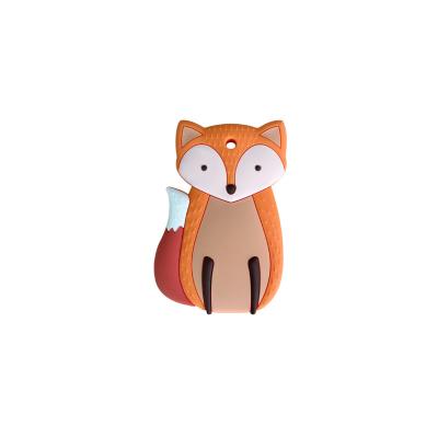 China Bestselling Non-Toxic Eco-Friendly Non-Toxic Newborn Chewable Product Fox Baby Animal Teethers Teething Toys for sale