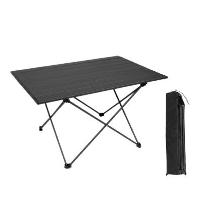 China New Modern Medium Black Aluminum Link Loop Table Leaf Outdoor Picnic Table for sale