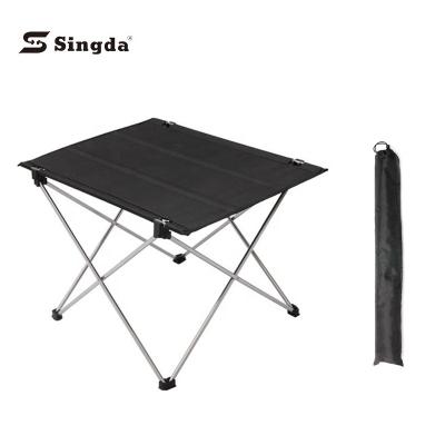 China Singda Asian Table Oxford Cloth Portable Lightweight Rising Top With Aluminum Frame Folding Camping Picnic Table for sale