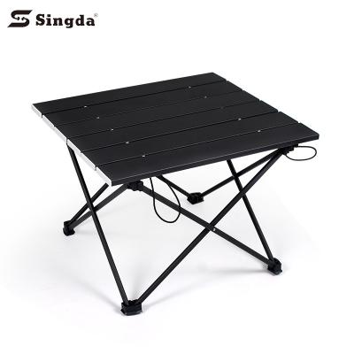 China Singda Asian Outdoor Portable Foldable Folding Fishing BBQ Picnic Camping Aluminum Table for sale