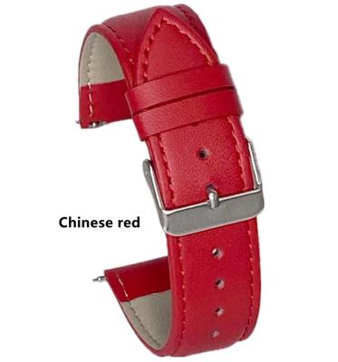 China Super Soft Leather Band 20mm Compatible With Galaxy Watch 3 Pro WATCH 3 Smart Watches Leather Strap for sale