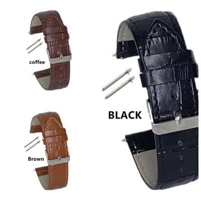 China Quick Release Leather Strap Watch Bands For Women Men Vintage Handmade Vegetable Tanned Genuine Leather Watchbands for sale