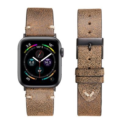 China Leather Strap for Apple Watch Vintage Leather Personalized Strap for Apple Watch38mm 42mm for sale