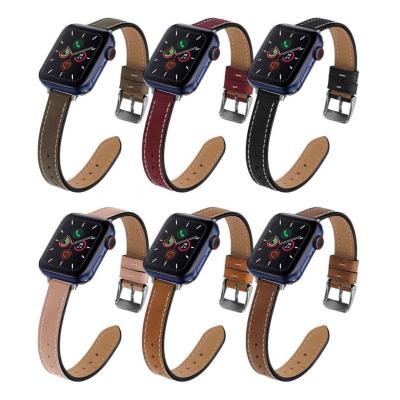 China Leather Suitable For Apple Watch Leather Strap Apple Watch Women's Casual Exquisite Watchband 38/40/41mm for sale