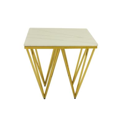 China Modern Coffee Table Books Cafe Talble Legs TV and Modern Stainless Steel 1pc/carton Coffee Table Set Gold Metal Living Room Furniture for sale