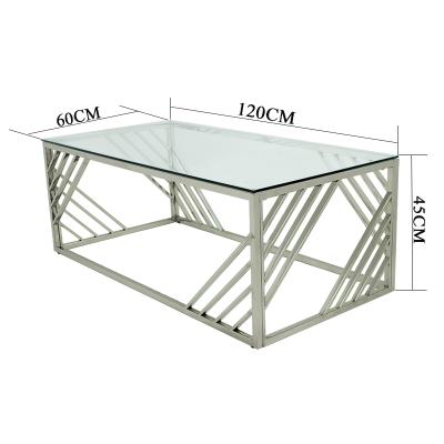 China Modern Retail Coffee Shop Furniture Large Mirrored Luxury Modern Table Sets for sale