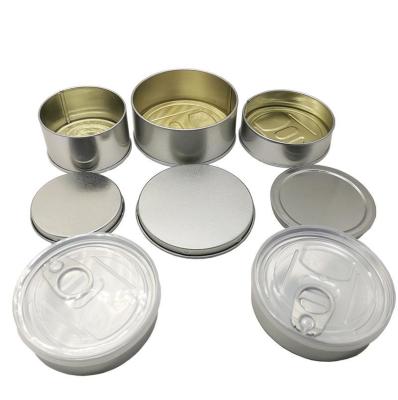 China Food 30g 50g 100g Tin Cans Metal Containers Tinplate Tin Can with Lids for sale