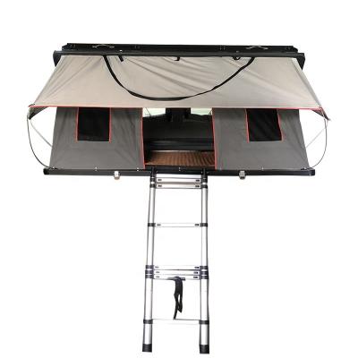 China Easy install portable take out car tent pickup truck bed tent with canopy pick up compact truck tent box for short with high walls for sale