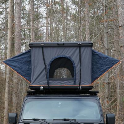 China Easy Install Shell Cover 4x4 Suv Car Roof Hard Top Aluminum Tent 2 or 3 Person Outdoor Tent Rooftop Camping For Sale for sale