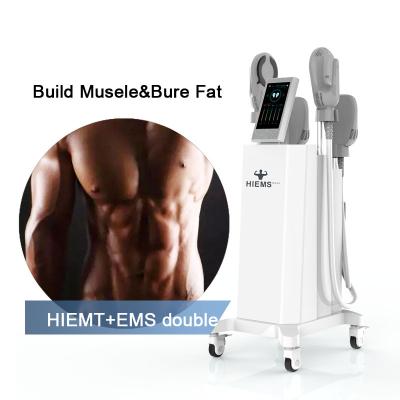 China Firming Portable 4 Handles 10 Tesla Emslim Neo RF Muscle Stimulator Hiemt Pro Max EMS Sculpting vacuum therapy machine for sale