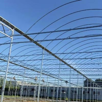 China JX-A0038 Multi-Span Plastic Film Greenhouse voor tuinproducten Te koop