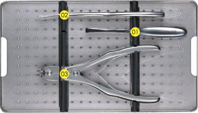 China De scherpe Traumaribben plateert Orthopedische Chirurgische Instrumenten voor Borstbeen Rib Fractures Te koop