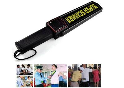 China 9V Subway / Airport Hand Held Metal Detector Body Scanner High Sensitivity for sale