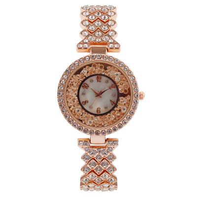 China Non-specific Japan, South Korea, Europe and the United States diamond fashion full flow diamond hot-selling ladies watch quartz for sale