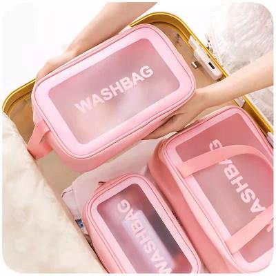 China Custom Logo Customized Small Elegant Leather Ladies Durable Zipper Makeup Travel Cosmetic Organizer Bag Cosmetic for sale