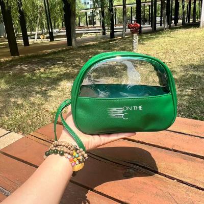 China Durable Pvc Private Label Coated Secret Custom Makeup Cosmetic Bag for sale