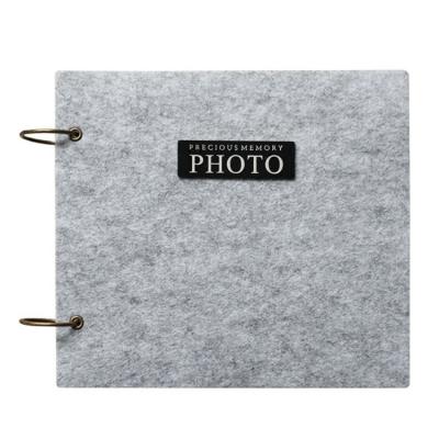 China Shield Personalized Fancy Printing Design Wool Felt Photo Album For Baby for sale