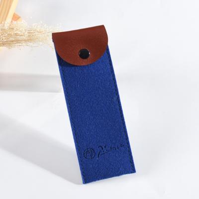 China Protect Colorful Good Quality Handmade Felt Pen Holder Felt Pencil Case Simple For Men for sale